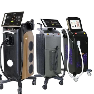 آلة إزالة الشعر بالليزر ذات الديود 808nm AC110V/ 220V 10% 50HZ/ 60HZ مصدر الطاقة