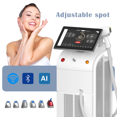 جهاز إزالة الشعر بالليزر بالديود 2000 واط 4 أطوال موجة 808nm 755nm 940nm 1064nm