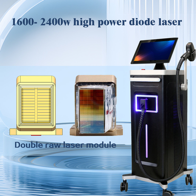 القائمة كيلومتر القوة العالية 1600-2400W إزالة الشعر ليزر الديود 755/808/1064/940nm مع MDSAP