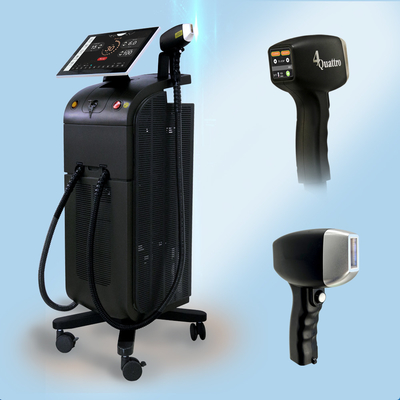 آلة إزالة الشعر غير المؤلمة من ليزر 4 موجات 755nm 940nm 1064nm