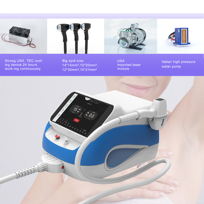 آلة الليزر المحمولة المهنية لإزالة الشعر للصالون / المنزل