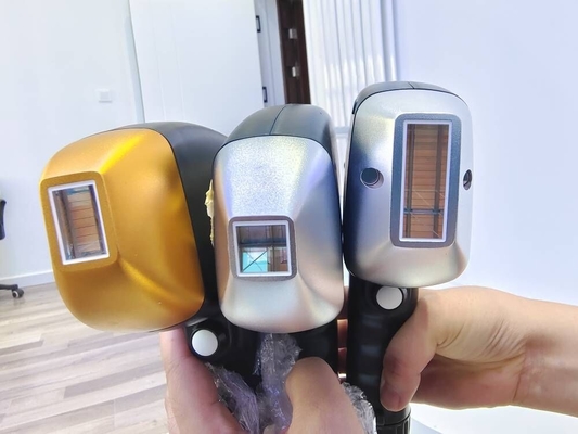3 الطول الموجي 755/808/1064nm آلة إزالة الشعر بالليزر للجسم من نوع الجلد I-VI