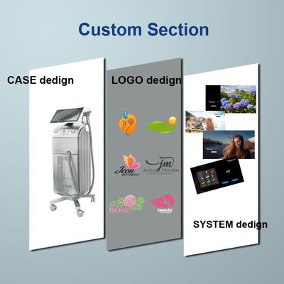 جهاز إزالة الشعر بالليزر ثنائي الصمام سهل الاستخدام مع نظام تبريد مدمج لتقليل احمرار الجلد وعدم الراحة