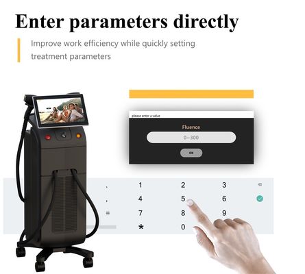 جهاز إزالة الشعر بالليزر ذو الديودات المناسبة يوفر إنتاج طاقة ثابت وحجم بقعة موحد لتحقيق نتائج فعالة