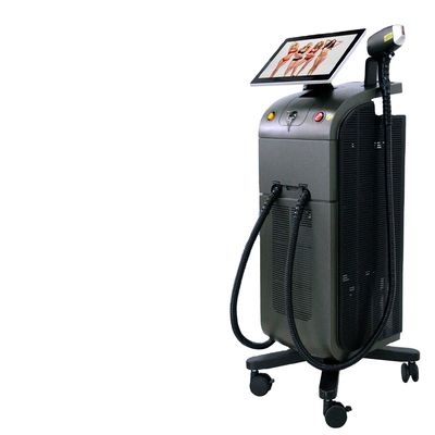 جهاز إزالة الشعر بالليزر ثنائي الصمام المحمول يتميز بكثافة طاقة عالية وتقنية تبريد سريعة للحصول على نتائج فعالة