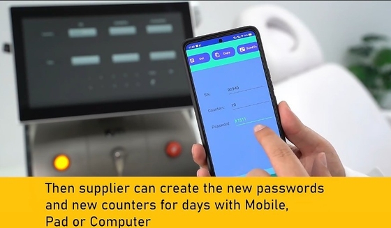 1200W1600W بلاتينيوم التيتانيوم/الديود ليزر 755 808 1064 3 موجات 808 nm جهاز ليزر الديود