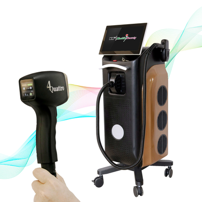 نظام التبريد الفائق آلة إزالة الشعر بالليزر الليزر التيتانيوم 755/808/1064nm ICE