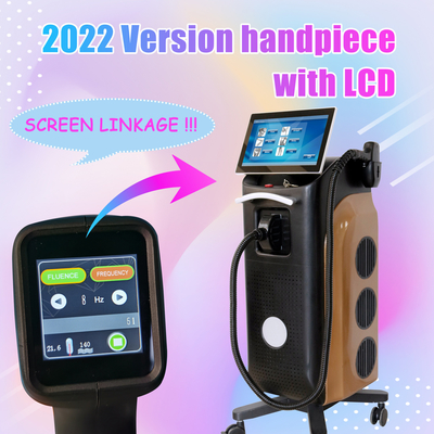 نظام التبريد الفائق آلة إزالة الشعر بالليزر الليزر التيتانيوم 755/808/1064nm ICE