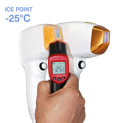 نظام التبريد الفائق آلة إزالة الشعر بالليزر الليزر التيتانيوم 755/808/1064nm ICE