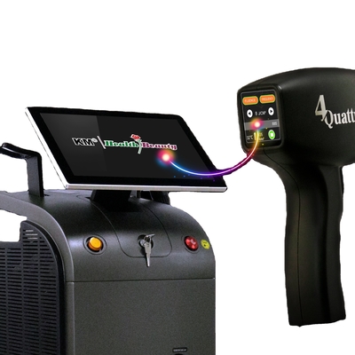 تحديث الشاشة 4K التيتانيوم / 1600W ثنائي ليزر ثلاثي الطول الموجي لإزالة الشعر الدائم