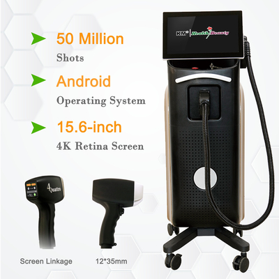 Q-Switch NO 50% off Weifang KM 755 1064 808nm Trio Wavelength Ice ليزر إزالة الشعر