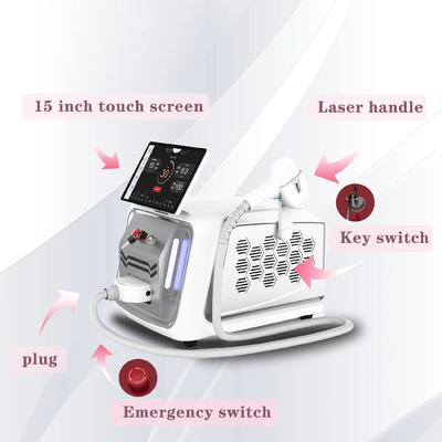 ليزر إزالة الشعر المصغّر 810nm Diode Laser اللغة البرتغالية القدرة والأسلوب