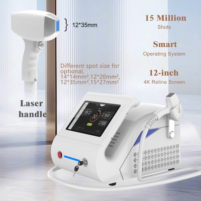KM LASER Shell 808nm Diode Laser Hair Removal قابلة للتخصيص مع شعار العميل
