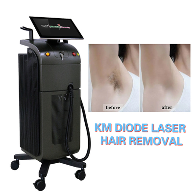 IPL أربعة أطوال موجة آلة إزالة الشعر الليزر خالية من الألم ديود 755nm 808nm 940nm 1064nm