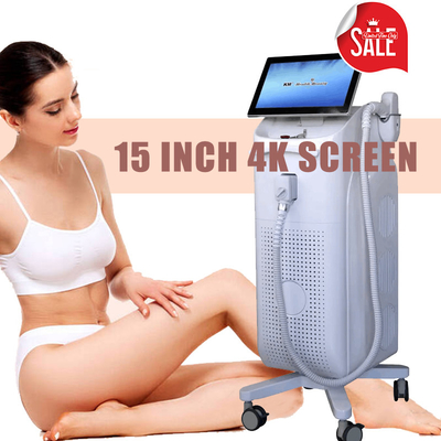 آلة إزالة الشعر بالليزر 800 و 1600 و 3 موجات 808nm 755nm 1064nm