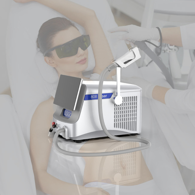 جهاز إزالة الشعر بالليزر المرتبط بالديود الثابت 1-400ms الخيار