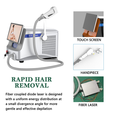 آلة إزالة الشعر بالليزر المصنوعة من الألياف التجارية 500W 600W 800W 1000W 1200W خيار