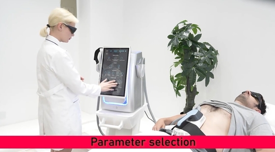 صالون تجميل EMS آلة التخفيف من نوع المكتب لفقدان الوزن / تشديد الجلد