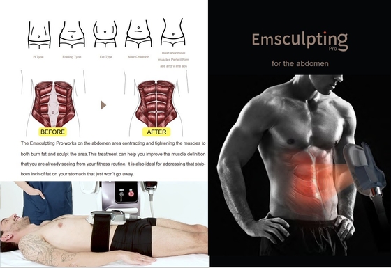 آلة تخفيف الوزن التجارية EMS 10 بوصة شاشة لمسة لمستودع جمال / سبا