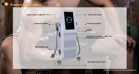 آلة تمثال الجسم ABS EMS محفز عضلات EMS الكهربائي التجاري