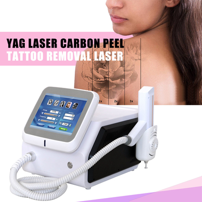 آلة إزالة الشعر الطبية Nd YAG 1064nm 532nm معدات إزالة الوشم بالليزر