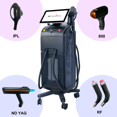 755nm 808nm 1064nm آلة إزالة الشعر والوشم بالليزر