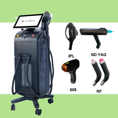 755nm 808nm 1064nm آلة إزالة الشعر والوشم بالليزر