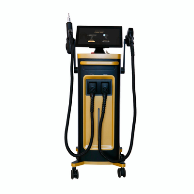 2 في 1 آلة ليزر ثنائي الأيقونات المحمولة والثابتة إزالة الوشم 810nm 808nm Q-Switched ND Yag Diode Laser 810nm