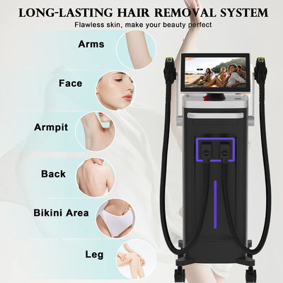 KM 4 صمام ثنائي ليزر بأطوال موجية 808 نانومتر 755 808 940 1064 نانومتر معدات تجميل بالليزر لإزالة الشعر